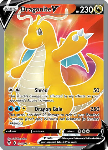 Dragonite V (191/203) [Sword & Shield: Evolving Skies]