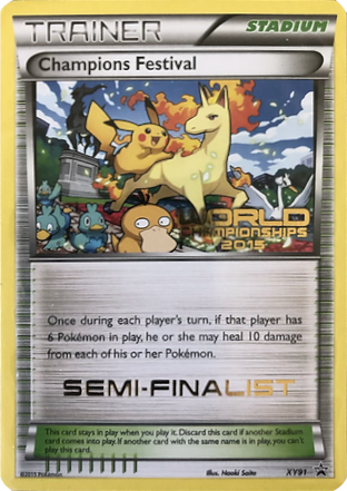 Champions Festival (XY91) (2015 Semi-Finalist) [XY: Black Star Promos]