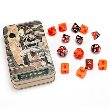 RPG Class Dice: Alchemist Set Tin (14 Dice)