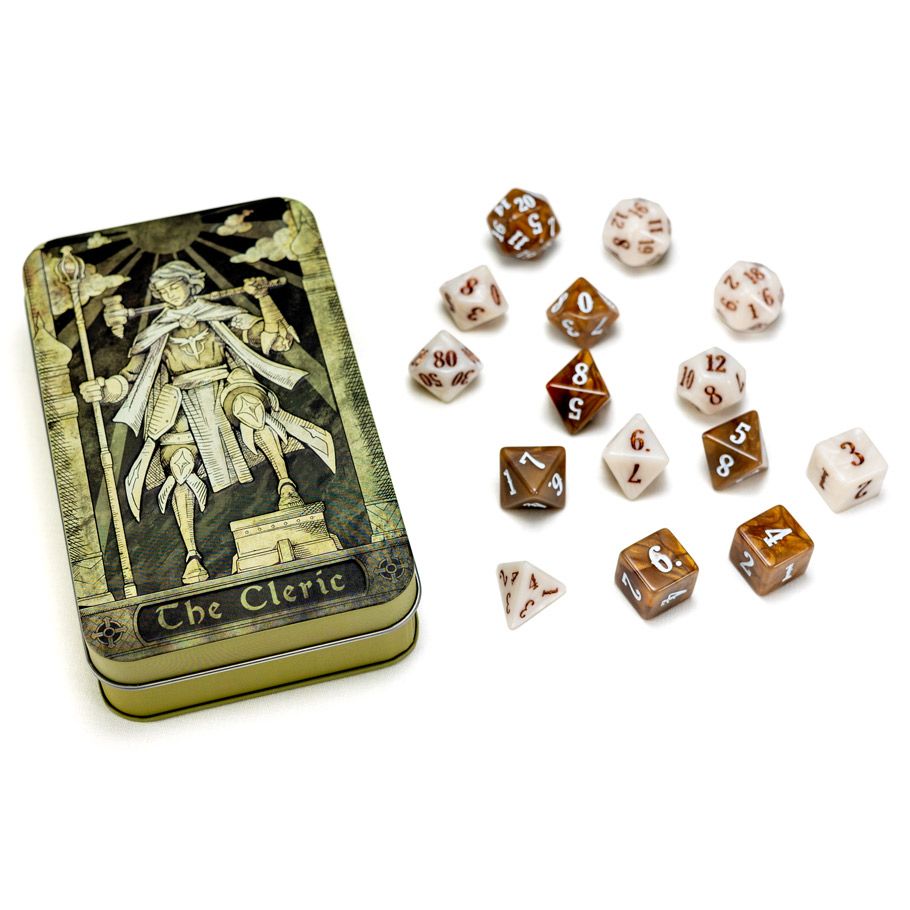 RPG Class Dice: Cleric Set Tin (14 Dice)