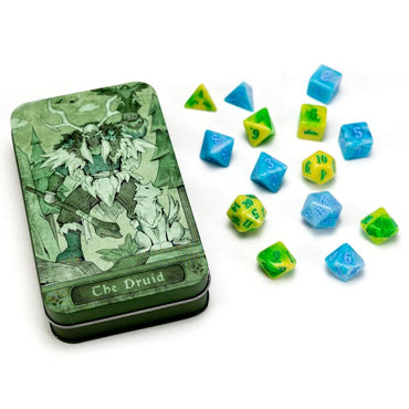 RPG Class Dice: Druid Set Tin (14 Dice)