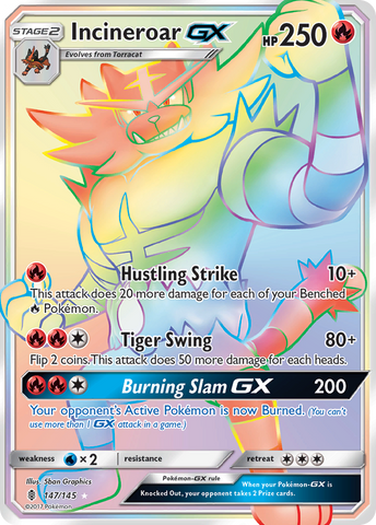 Incineroar GX (147/145) [Sun & Moon: Guardians Rising]