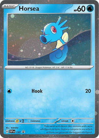 Horsea (SVP137) (Cosmo Holo) [Scarlet & Violet: Black Star Promos]