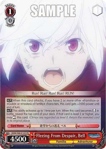 Fleeing From Despair, Bell (DDM/S88-E103 PR) [Is it Wrong to Try to Pick Up Girls in a Dungeon?]