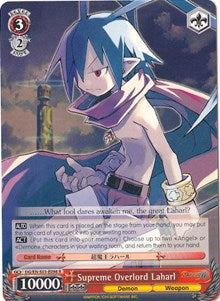 Supreme Overlord Laharl (DG/EN-S03-E098 R) [Disgaea]