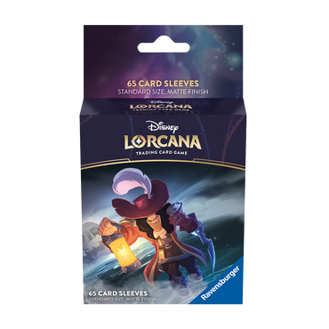 Disney Lorcana Captain Hook First Chapter Card Sleeves, 65-Pack