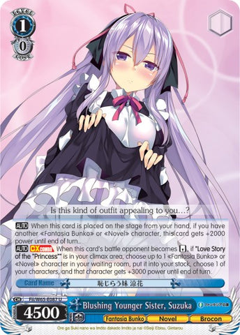 Blushing Younger Sister, Suzuka (Fii/W65-E087 U) [Fujimi Fantasia Bunko]