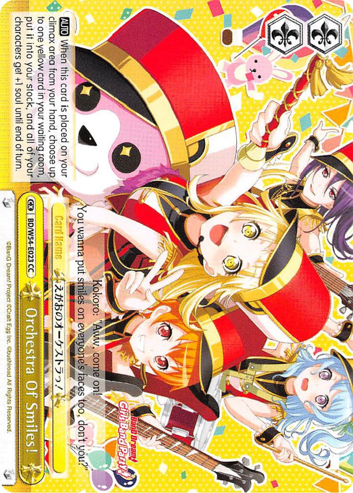 Orchestra Of Smiles! (BD/W54-E023 CC) [BanG Dream! Girls Band Party!]