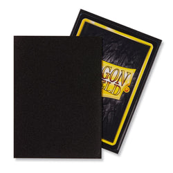 Dragon Shield: Standard 100ct Sleeves - Black (Matte)