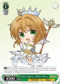 Mini Sakura: White Dress (CCS/WX01-102 PR) (Promo) [Cardcaptor Sakura: Clear Card]