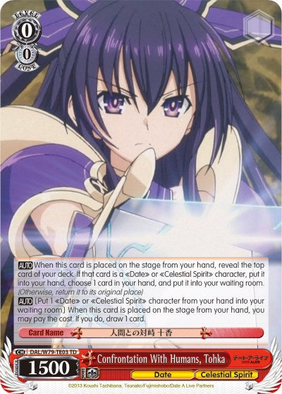 Confrontation With Humans, Tohka (DAL/W79-TE03 TD) [Date A Live]