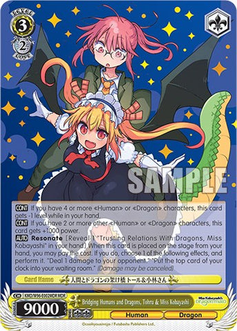 Bridging Humans and Dragons, Tohru & Miss Kobayashi [Miss Kobayashi's Dragon Maid]