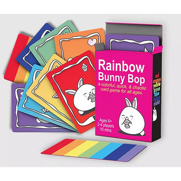 Rainbow Bunny Bop Card Game