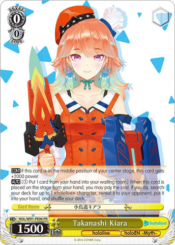 Takanashi Kiara (HOL/W91-PE06 PR) (Promo) [hololive production]