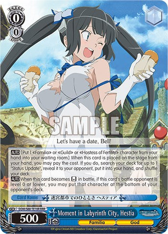 Moment in Labyrinth City, Hestia (DDM/S88-TE10R RRR) [Is it Wrong to Try to Pick Up Girls in a Dungeon?]