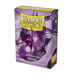 Dragon Shield: Japanese Size 60ct Sleeves - Soul (Matte)