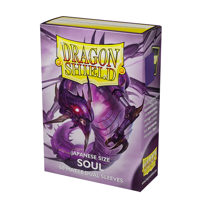 Dragon Shield: Japanese Size 60ct Sleeves - Soul (Matte)