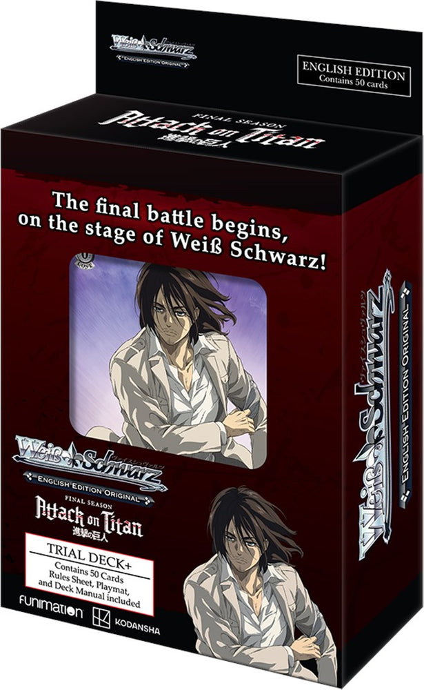 Weiss Schwarz Attack on Titan: Final Season Trial Deck+