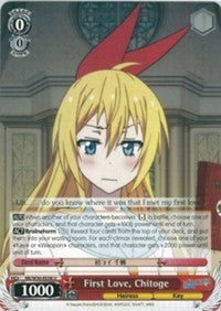 First Love, Chitoge (NK/W30-E058 U) [NISEKOI -False Love-]