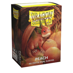 Dragon Shield: Standard 100ct Sleeves - Peach (Dual Matte)