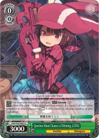 Question About Chances of Winning, LLENN (GGO/S59-E007 R) [Gun Gale Online]