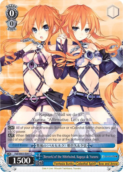 Berserk of the Whirlwind, Kaguya & Yuzuru (Fdl/W65-E091 C) [Fujimi Fantasia Bunko]