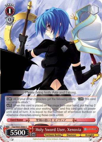 Holy Sword User, Xenovia (Fdd/W65-E064 C) [Fujimi Fantasia Bunko]