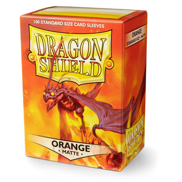 Dragon Shield: Standard 100ct Card Sleeves, Orange Matte