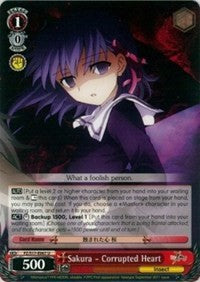 Sakura - Corrupted Heart (FZ/S17-E067 U) [Fate/Zero]