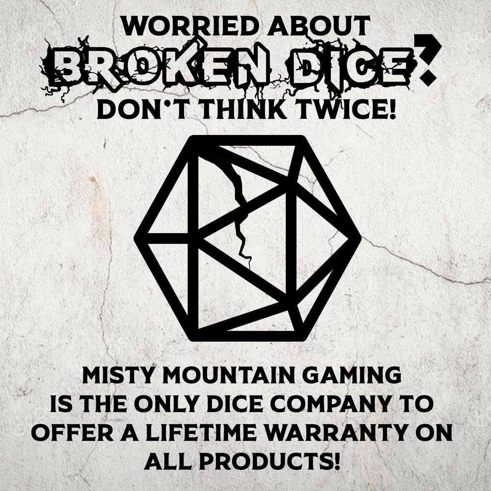 Misty Mountain Gaming The Orb D100 Aqua and Silver Metal Die