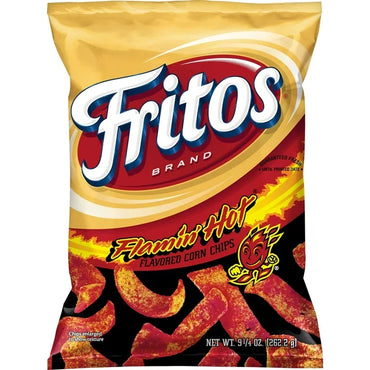Fritos Flamin Hot Chips Chip Snack, 2oz