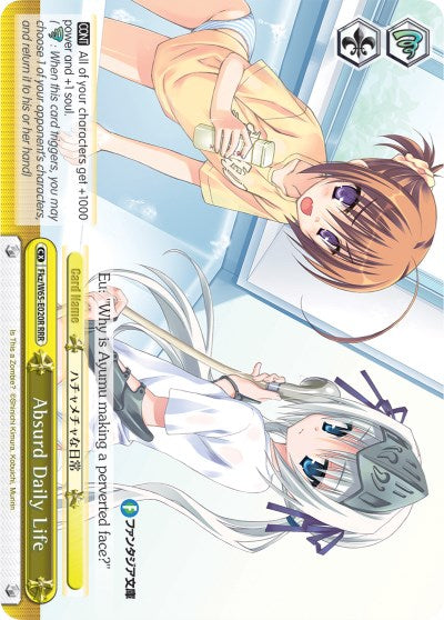 Absurd Daily Life (Fkz/W65-E020R RRR) [Fujimi Fantasia Bunko]
