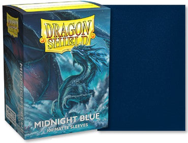 Dragon Shield: Standard 100ct Sleeves, Midnight Blue Matte