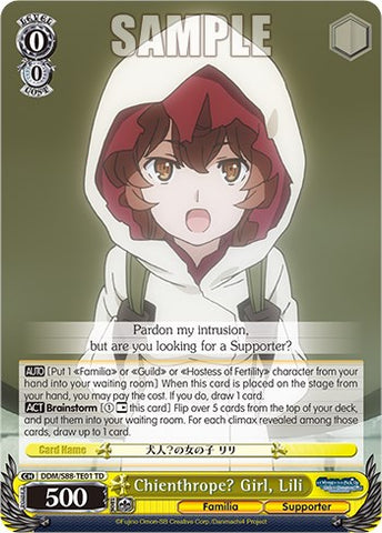 Chienthrope? Girl, Lili (DDM/S88-TE01 TD) [Is it Wrong to Try to Pick Up Girls in a Dungeon?]