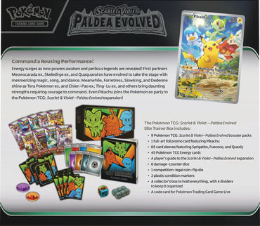 Pokemon Scarlet & Violet Paldea Evolved Elite Trainer Box