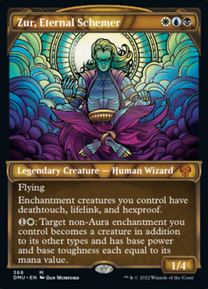 Zur, Eternal Schemer (Showcase Textured) [Dominaria United]