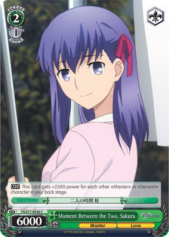Moment Between the Two, Sakura (FS/S77-E036 C) [Fate/Stay Night [Heaven's Feel] Vol.2]