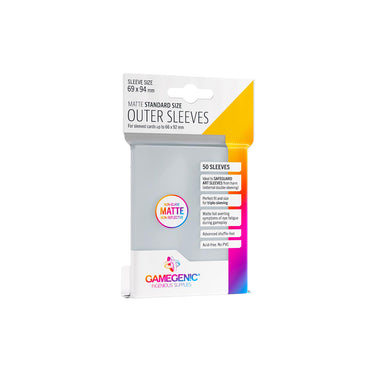 Gamegenic Standard Card Game, Matte Outer Clear