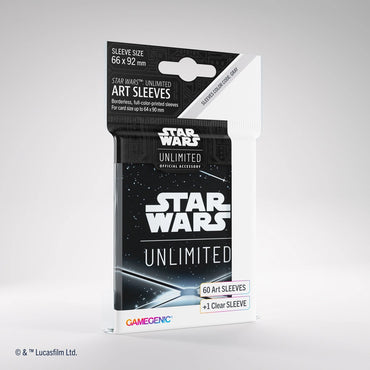 Star Wars Unlimited Art Sleeves Card Back Black