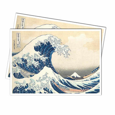 Ultra PRO: APEX Deck Protector Sleeves - Fine Art (The Great Wave Off Kanagawa) (105-pack)