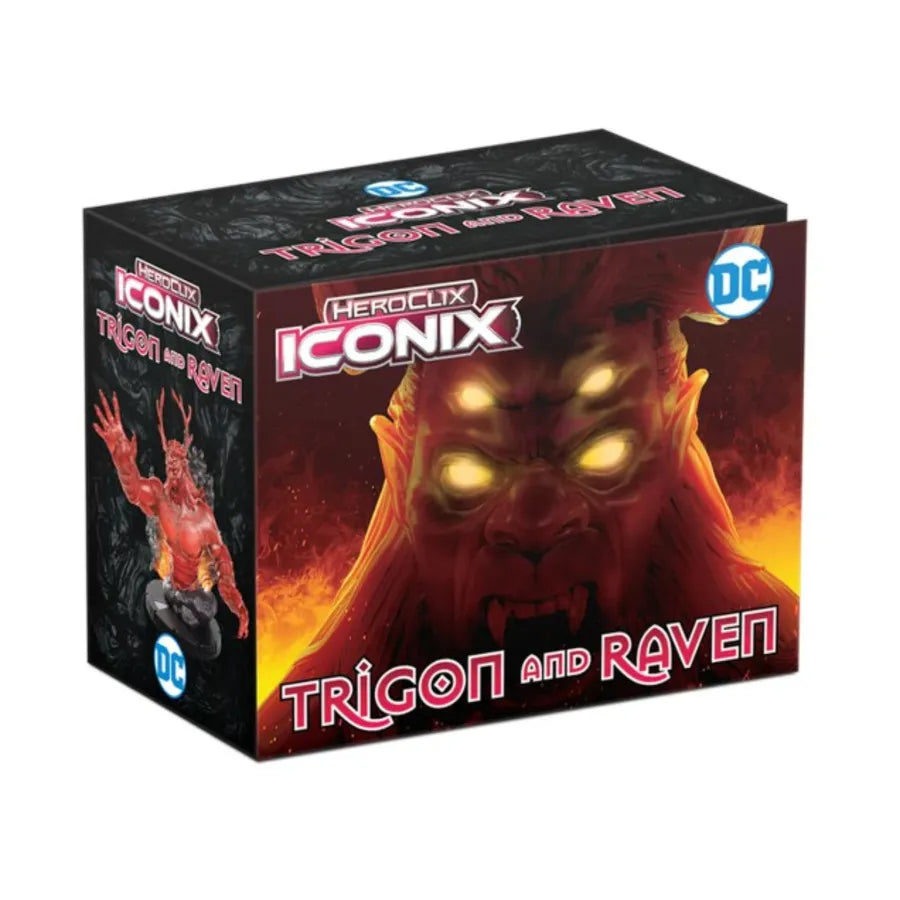 HeroClix Iconix: DC Trigon and Raven Game Figures