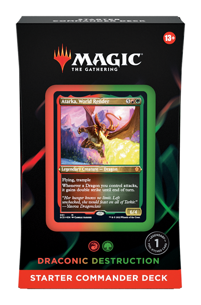 Magic the Gathering Draconic Destruction Starter Commander Deck