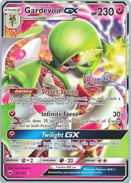 Gardevoir GX (93/147) (Infinite Force - Diego Cassiraga) [World Championships 2017]