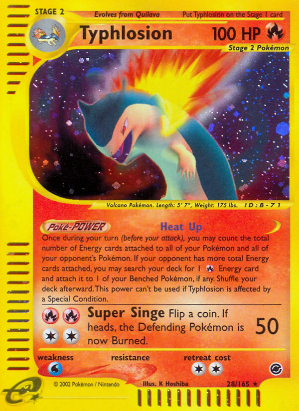 Typhlosion (28/165) [Expedition: Base Set]