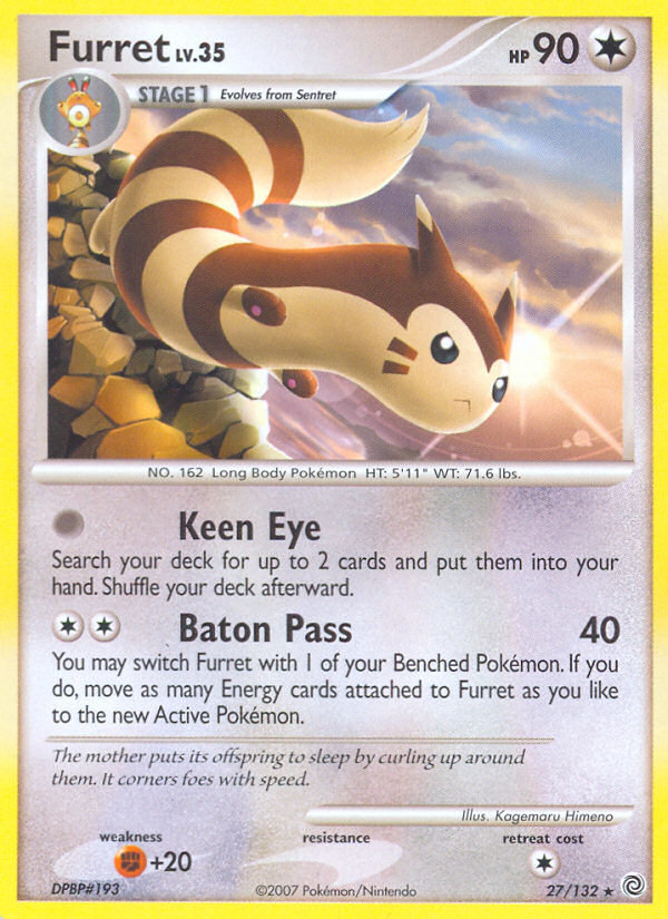 Furret (27/132) [Diamond & Pearl: Secret Wonders]