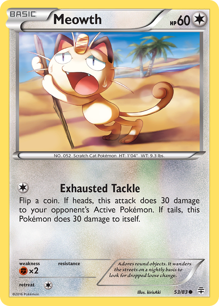 Meowth (53/83) [XY: Generations]