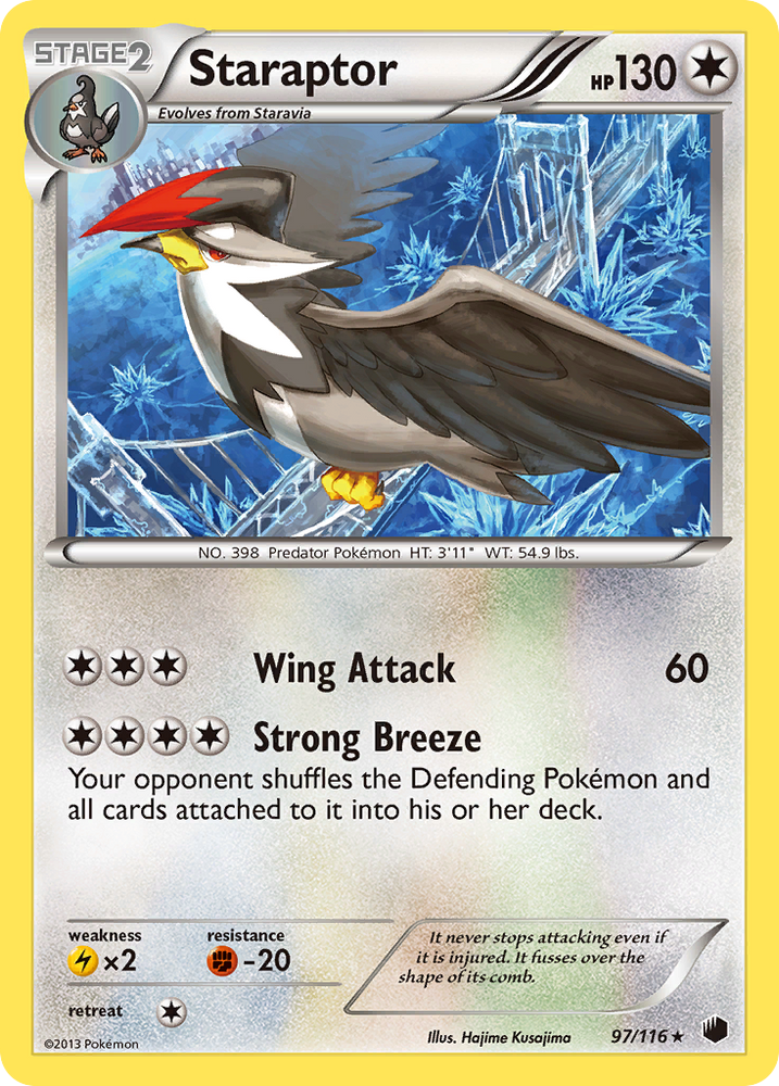 Staraptor (97/116) [Black & White: Plasma Freeze]