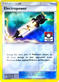 Electropower (172/214) (League Promo) [Sun & Moon: Lost Thunder]