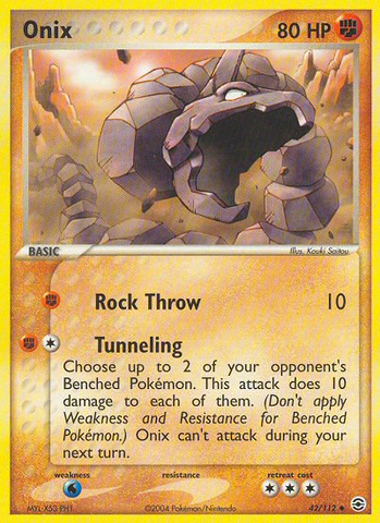 Onix (42/112) [EX: FireRed & LeafGreen]