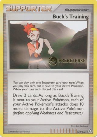 Bucks Training (130/146) (Prerelease Promo) [Diamond & Pearl: Legends Awakened]